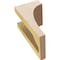 Ekena Millwork 4"W x 4"D x 8"H Wide Stockport Rough Cedar Woodgrain TimberThane Corbel, Primed Tan CORUR04X04X08STORCPR - alternate 3